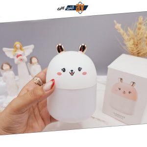 دستگاه بخور خرگوش کیوت سفید مدل HUMIDIFIER