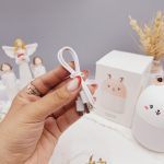 دستگاه بخور خرگوش کیوت سفید مدل HUMIDIFIER