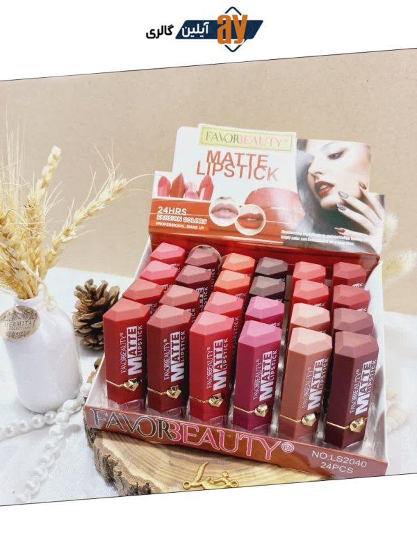 رژ جامد پرطرفدار فاور بیوتی FAVOR BEAUTY  کد LS2040