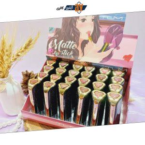 رژ جامد پرطرفدار قلبی شکل TLM LIP STICK MATTE کد L112