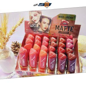 رژ جامد پرطرفدار میس لرن مات MISS LIRENN کد MI6135
