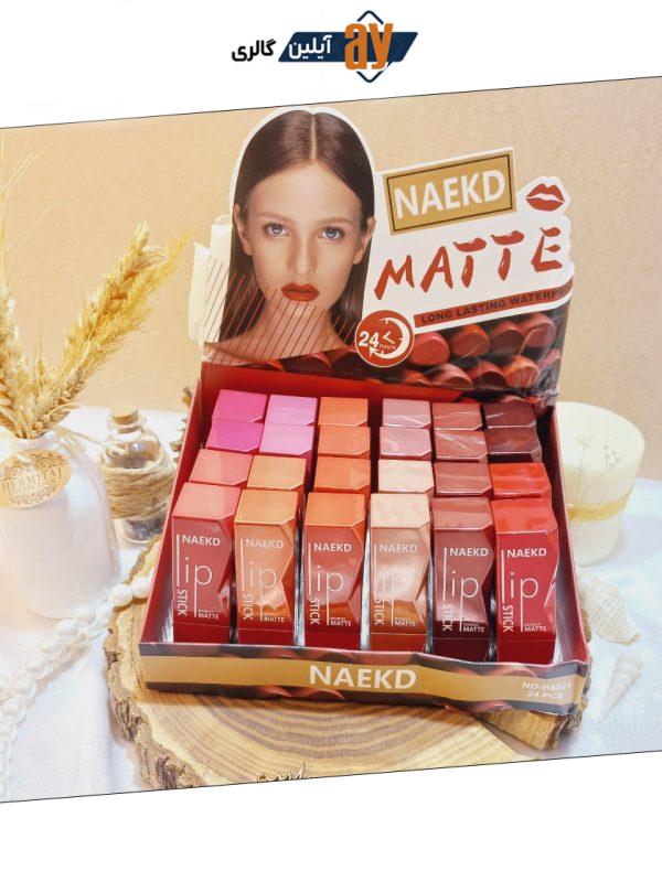 رژ جامد پرطرفدار ناکد NAEKD MATTE  کد 8024
