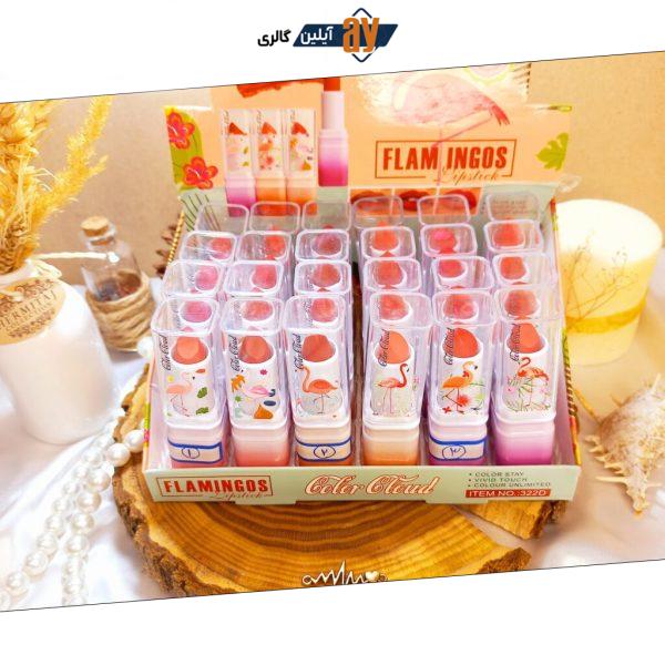 رژ لب جامد طرح فلامینگو FLAMINGOS