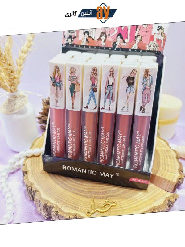رژ لب مایع پرطرفدار رمانتیک می کد 700 ROMANTIC MAY | پخش عمده
