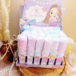 رژ لب مایع پشمالو بنفش طرح دختر آی لاو یو بیوتی ILOVE U BEAUTY  کد IU022