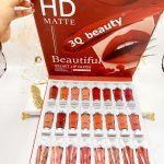 رژ مایع تیوپی شیشه ای مات 3Q beauty کد89580