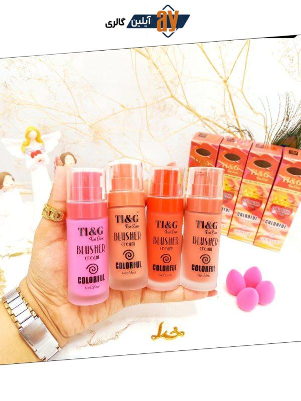 رژ گونه مایع پرطرفدار BLUSHER به همراه پد کد 372