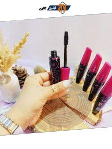 ریمل مشکی سر بنفش ضد آب برند ماسکارا Mascara کد LM193