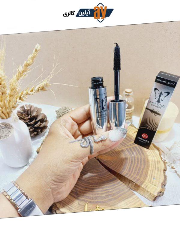 ریمل مشکی پوکه فلزی برند رومانتیک مات ROMANTIC MATTE کد M014