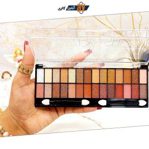 سایه چشم 28 رنگ بی نظیر وردا بیوتی WARDABEAUTY  کد WB302224