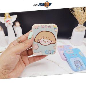 ست آینه و شانه طرح دختر کیوت کد 690