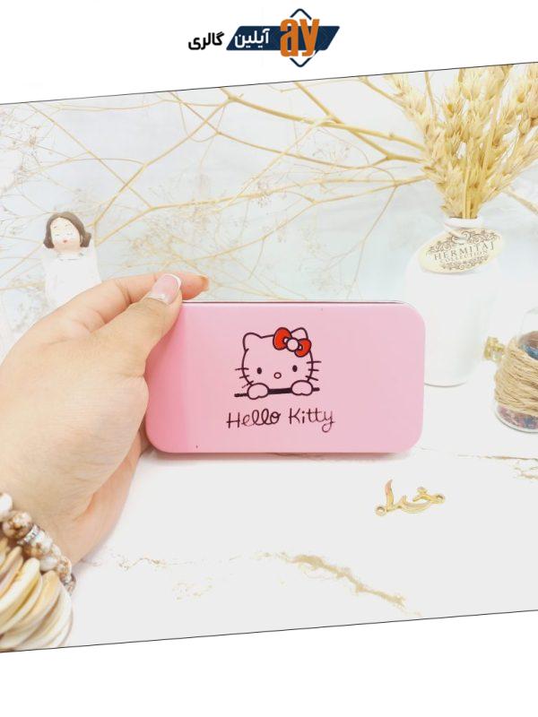 ست براش هفت تیکه صورتی هلو کیتی Hello kitty