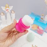 ست پک دوتایی فیس براش صورت و پد تخم مرغی POWDER PU PUFF کد 4822