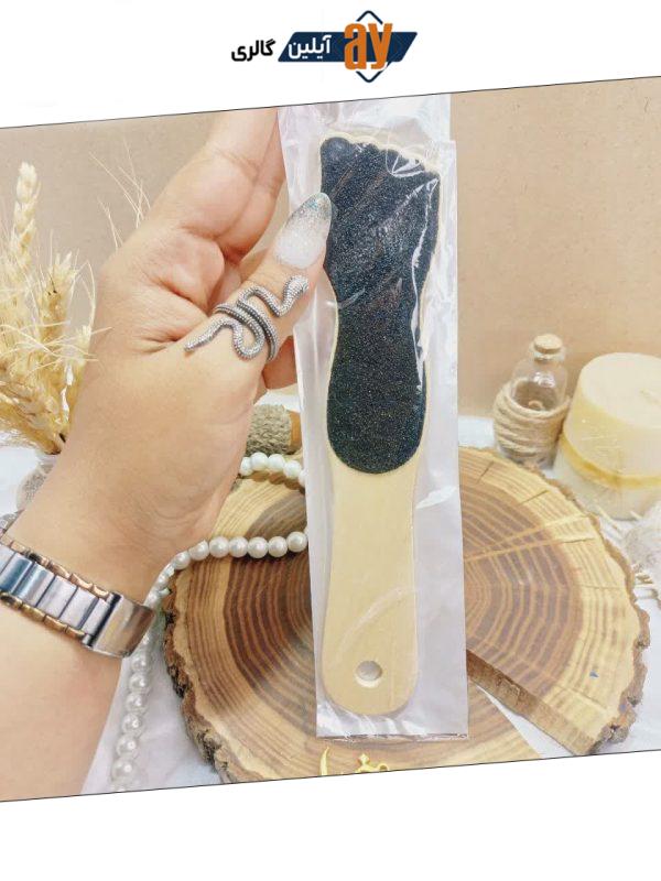 سوهان پاشنه پا چوبی طرح کف پا با کیفیت | پخش عمده