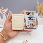 صابون سفید کننده و لایه بردار پوست برنج برند Rice کد DM002