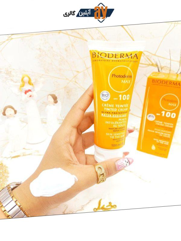 ضد آفتاب مقاوم بی رنگ SPF100 بیودرما فتودرم مکس BIODERMA  کد 840526