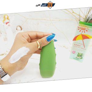 ضد آفتاب SPF90 مدل آلوئه ورا حجم 50 میل وکالی کد WKL328