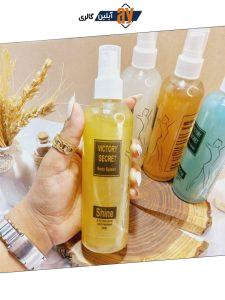 عطر بدن پرطرفدار شاین دار 250 میل سایز بزرگ استوانه ای ویکتوریا سکرت