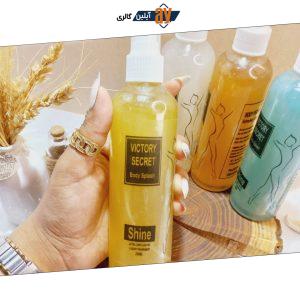 عطر بدن پرطرفدار شاین دار 250 میل سایز بزرگ استوانه ای ویکتوریا سکرت