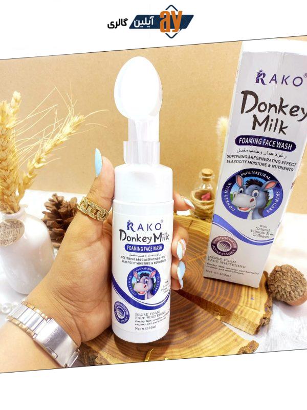 فوم براش دار سفیدکننده شیر الاغ راکو RAKO اصلی (آّبی) RK1085