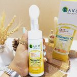 فوم براش دار سفیدکننده و تمیز کننده عمیق پوست عصاره ویتامین سی راکو RAKO اصلی کد RK1098