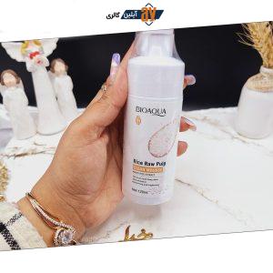 فوم براش دار مرطوب کننده و روشن کننده برنج بیوآکوا BIOAQUA کد BQY51803