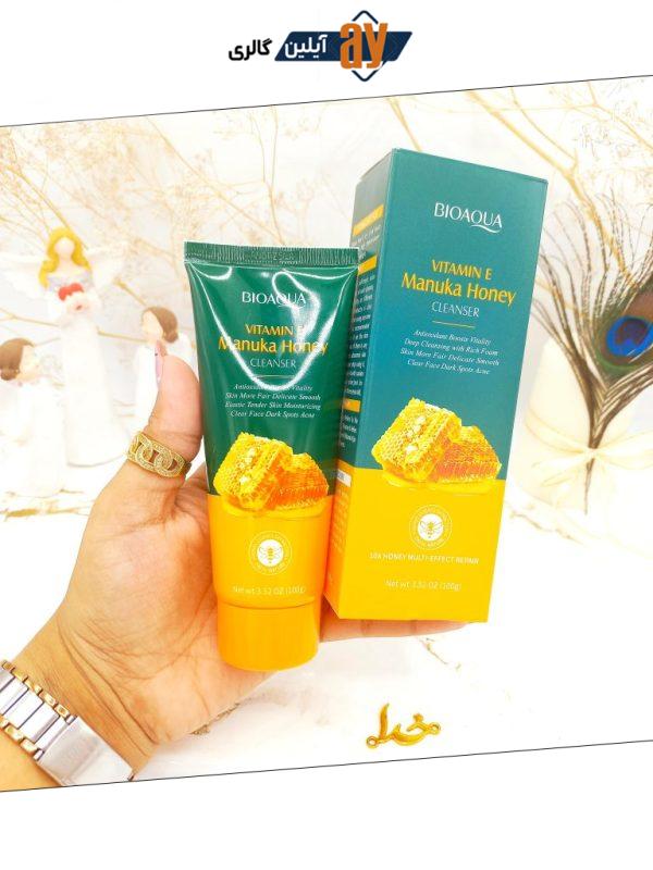 فوم شستشو صورت آبرسان و ضد لک عسل بیواکوا BIOAQUA کد BQY53522