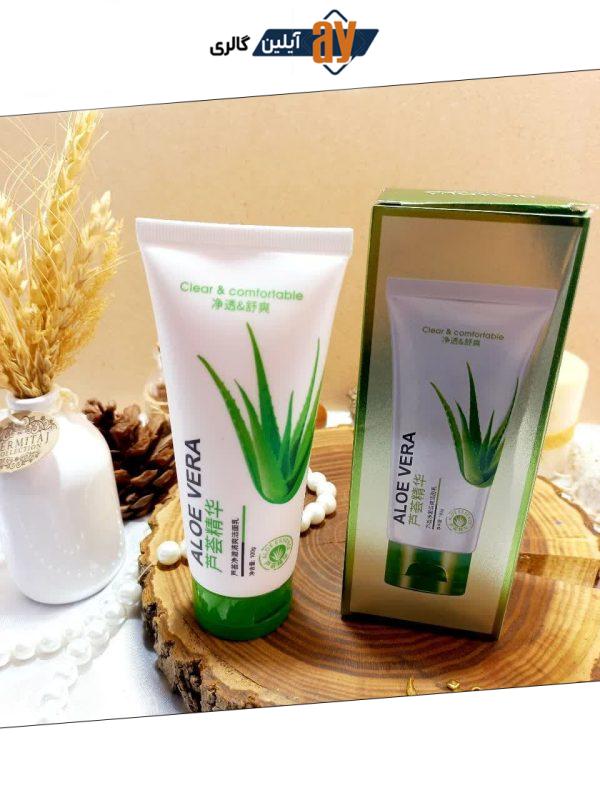 فوم شستشوی صورت آلوئه ورا بیوآکوا BIOAQUA کد BQY78044 | پخش عمده