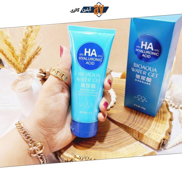 فوم شستشوی صورت هیالورونیک اسید بیوآکوا BIOAQUA