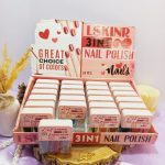 لاک سه قلو پرطرفدار نایلی پولیش لسکینر NAIL POLISH LSKINR کد 9008 | پخش عمده