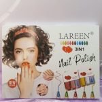 لاک سه قلو پرطرفدار کتابی نایلی پولیش لرن NAIL POLISH LAREEN کد S009 | پخش عمده