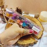 لاک قلبی کوچک طلق دار