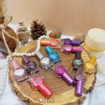 لاک قلبی کوچک طلق دار