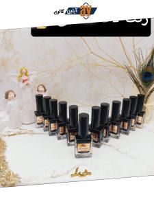 لاک ناخن پرطرفدار مشکی نایلی پولیش nail polish برند YM کد 3066N50