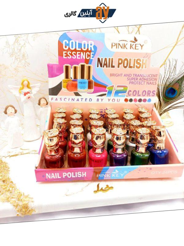 لاک ناخن پرطرفدار پینک کی PINK kEY کد PN615