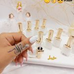 لاک پرطرفدار پاپیونی سفید برند بیوتی سیتی BEAUTY CITY کد XU0047