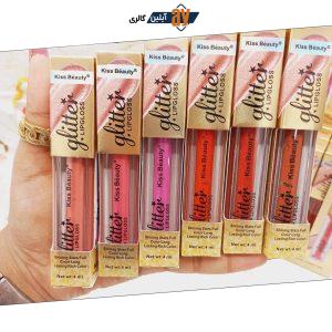 لیپ کلاس گلیتری کیس بیوتی kiss beauty کد 70461