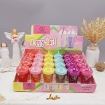 لیپ گلاس شاین دار حرارتی آبمیوه نی دار برند پولا آیلار Pola aylr کد LC8053