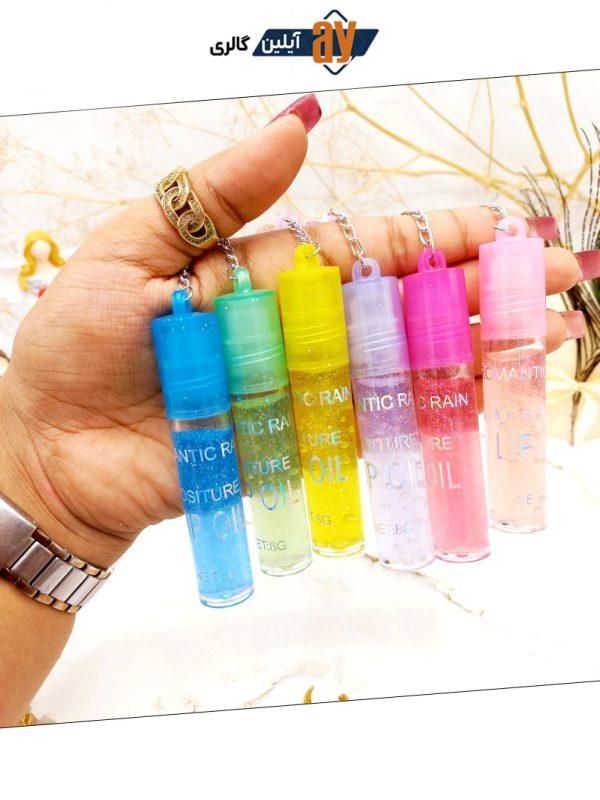 لیپ گلاس و برق لب آویز دار قلبی رمانتیک راین ROMANTIC  RAIN کد Y628