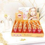 لیپ گلاس و برق لب حرارتی کیفیت عالی کیس بیوتی kiss beauty کد  7708