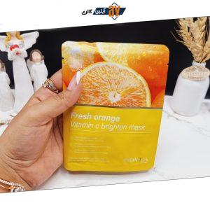 ماسک نقابی صورت آبرسان پرتقال BIOAQUA کد 81242