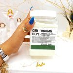 ماسک هیدروژلی  روغن شاهدانه 650 گرمی CBD 1000MG DOPE ساخت چین