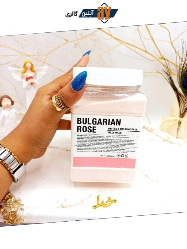 ماسک هیدروژلی گل رز 650 گرمی BULGARIAN ROSE ساخت چین