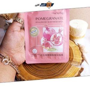 ماسک ورقه ای انار وان اسپرینگ ONE SPRING