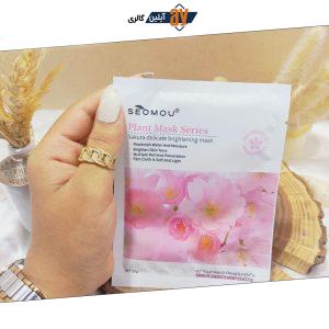 ماسک ورقه ای صورت شکوفه گیلاس SEOMOU کد 721497