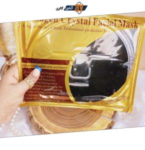 ماسک ورقه ای مشکی کلاژن بزرگ کریستال  crystal collagen | پخش عمده
