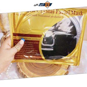 ماسک ورقه ای مشکی کلاژن بزرگ کریستال  crystal collagen | پخش عمده