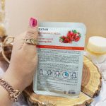 ماسک ورقه ای مغذی و ترمیم و روشن کننده انار مویام Mooyam Mask