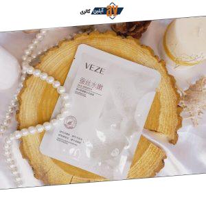 ماسک ورقه ای مغذی پیله ابریشم وزه VEZE کد FZ81105