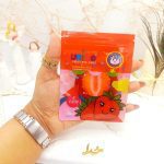 ماسک پد دور چشم میوه ای 6عددی یونیبو UNIBO‏ (توت فرنگی)